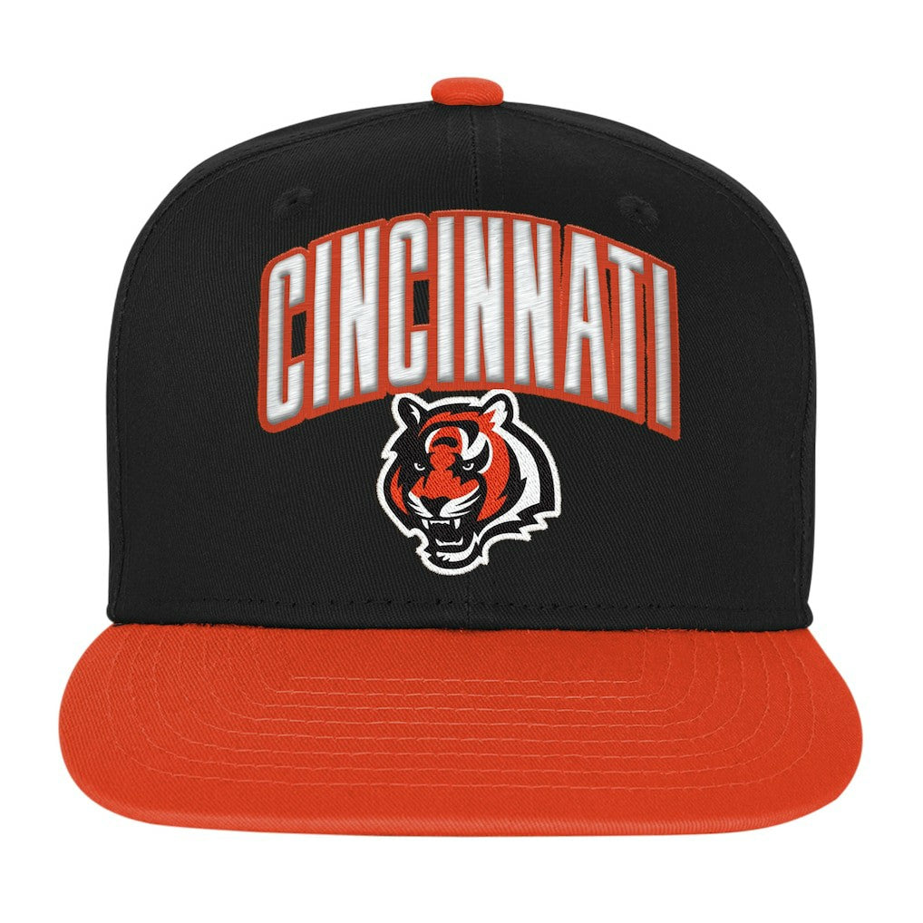 Cincinnati Bengals Outerstuff Youth Essentials Snapback Hat Black | NFL