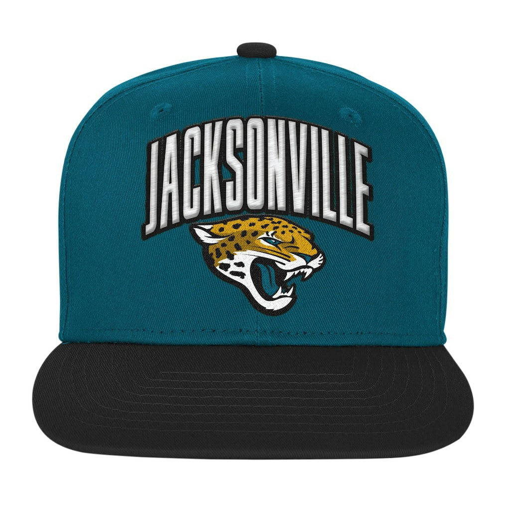 Jacksonville Jaguars Outerstuff Youth Essentials Snapback Hat Teal | NFL