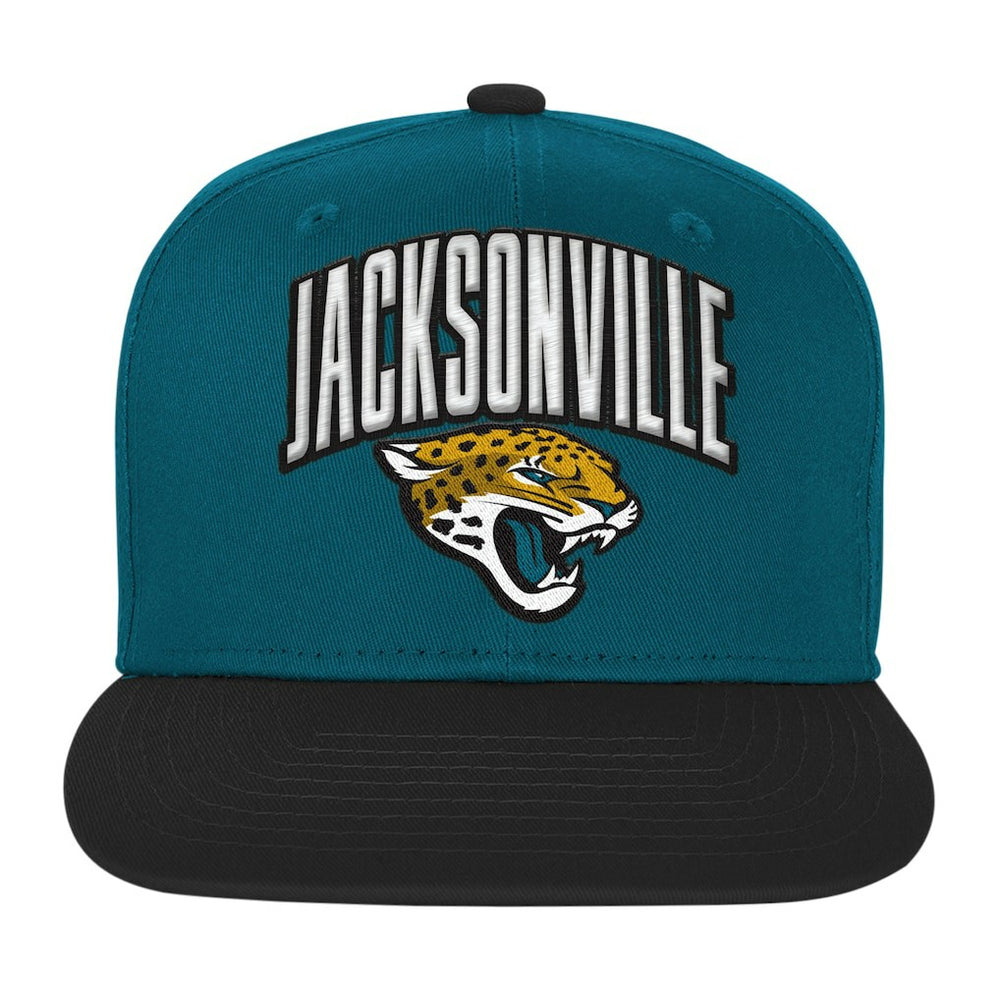 Jacksonville Jaguars Outerstuff Youth Essentials Snapback Hat Teal | NFL