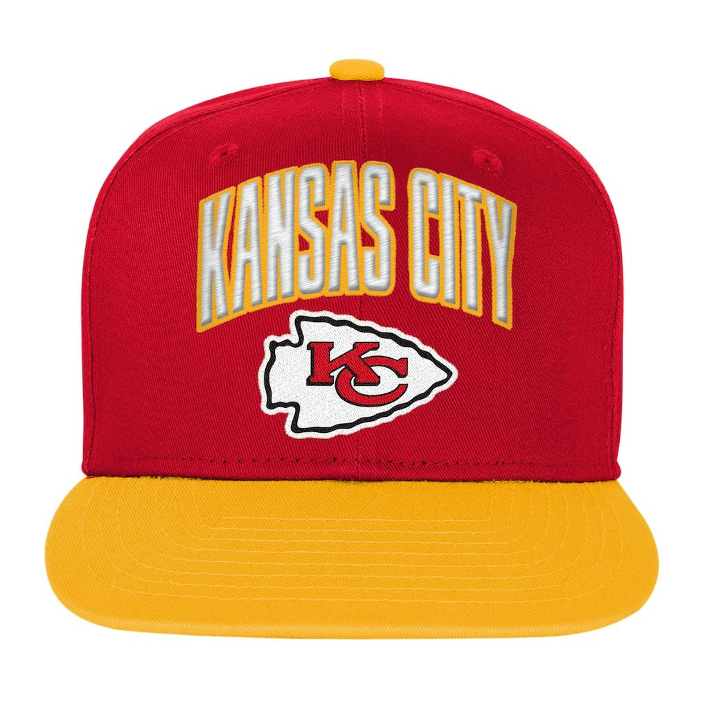 Kansas City Chiefs Outerstuff Youth Essentials Snapback Hat Red | NFL