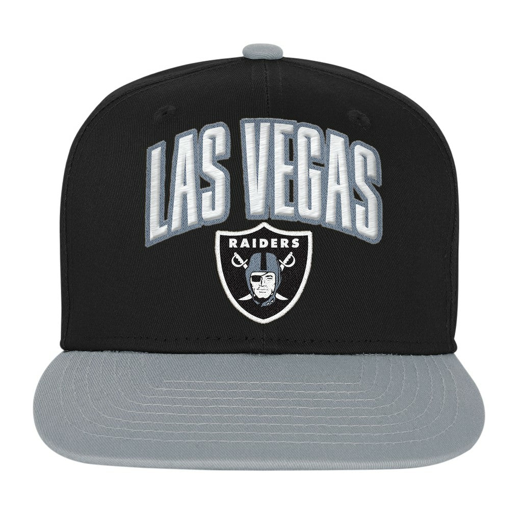 Las Vegas Raiders Outerstuff Youth Essentials Snapback Hat Black | NFL
