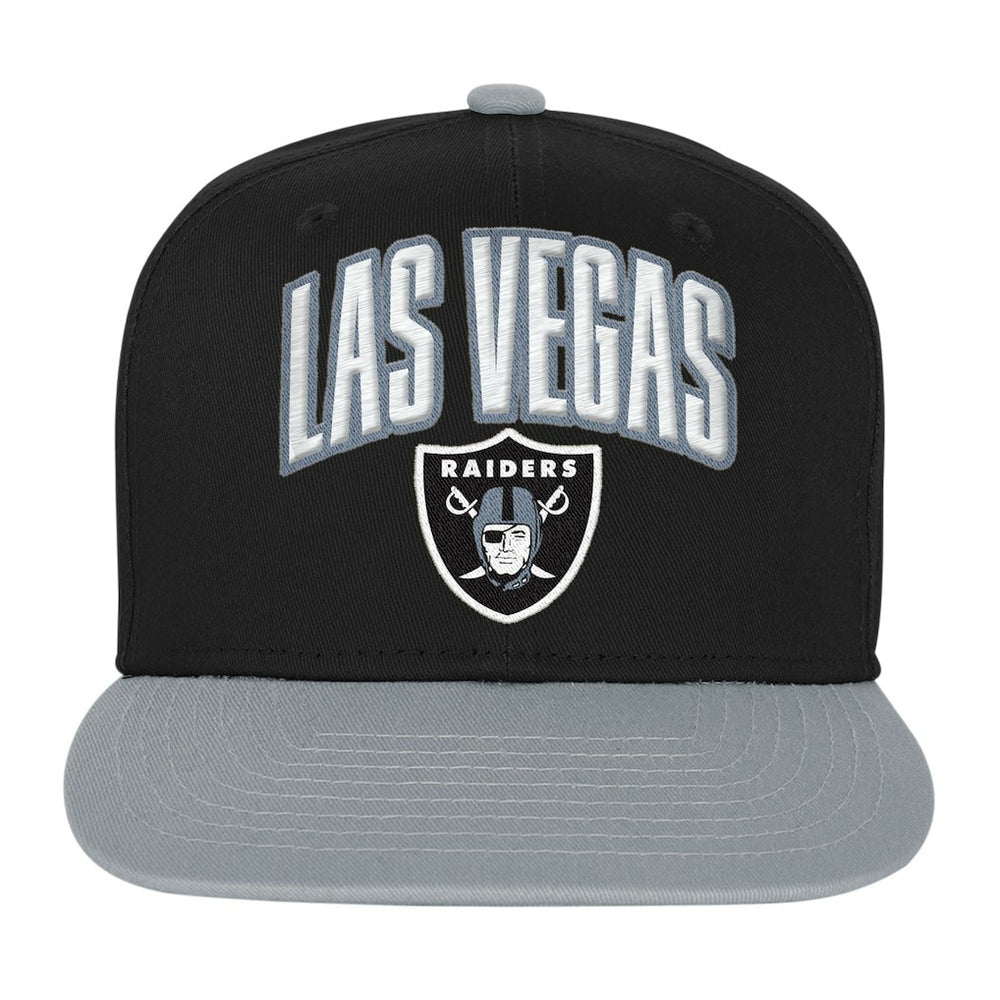 Las Vegas Raiders Outerstuff Youth Essentials Snapback Hat Black | NFL