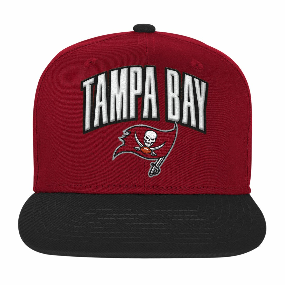 Tampa Bay Buccaneers Outerstuff Youth Essentials Snapback Hat Red | NFL
