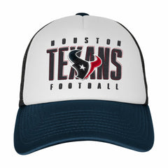 Houston Texans Youth Essentials Trucker Adjustable Hat White/Navy | NFL