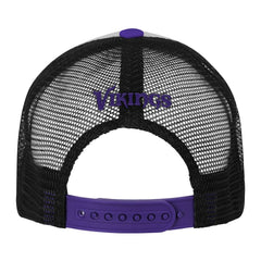 Minnesota Vikings Youth Essentials Trucker Adjustable Hat White/Purple | NFL