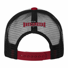 Tampa Bay Buccaneers Youth Essentials Trucker Adjustable Hat White/Red | NFL
