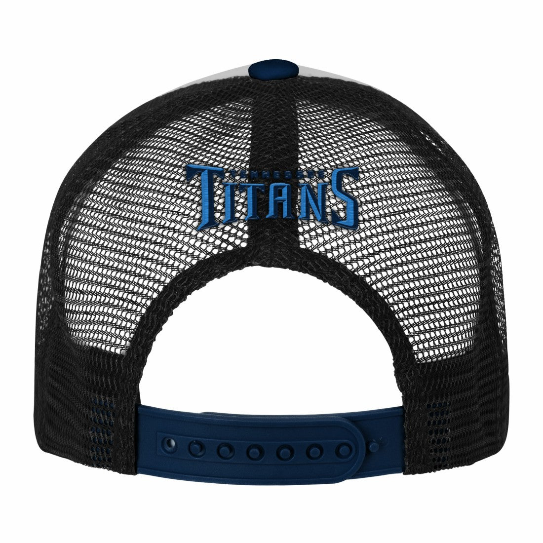 Tennessee Titans Youth Essentials Trucker Adjustable Hat White/Navy | NFL