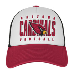 Arizona Cardinals Youth Essentials Trucker Adjustable Hat White/Cardinal | NFL