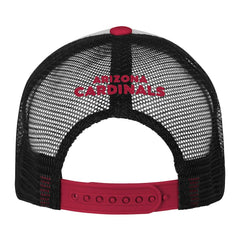 Arizona Cardinals Youth Essentials Trucker Adjustable Hat White/Cardinal | NFL