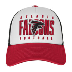 Atlanta Falcons Youth Essentials Trucker Adjustable Hat White/Red | NFL