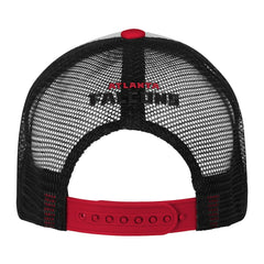 Atlanta Falcons Youth Essentials Trucker Adjustable Hat White/Red | NFL