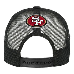 San Francisco 49ers Youth Modern Fan Trucker Adjustable Hat White/Black | NFL