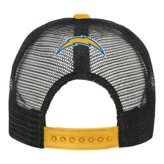 Los Angeles Chargers Youth Modern Fan Trucker Adjustable Hat White/Gold | NFL