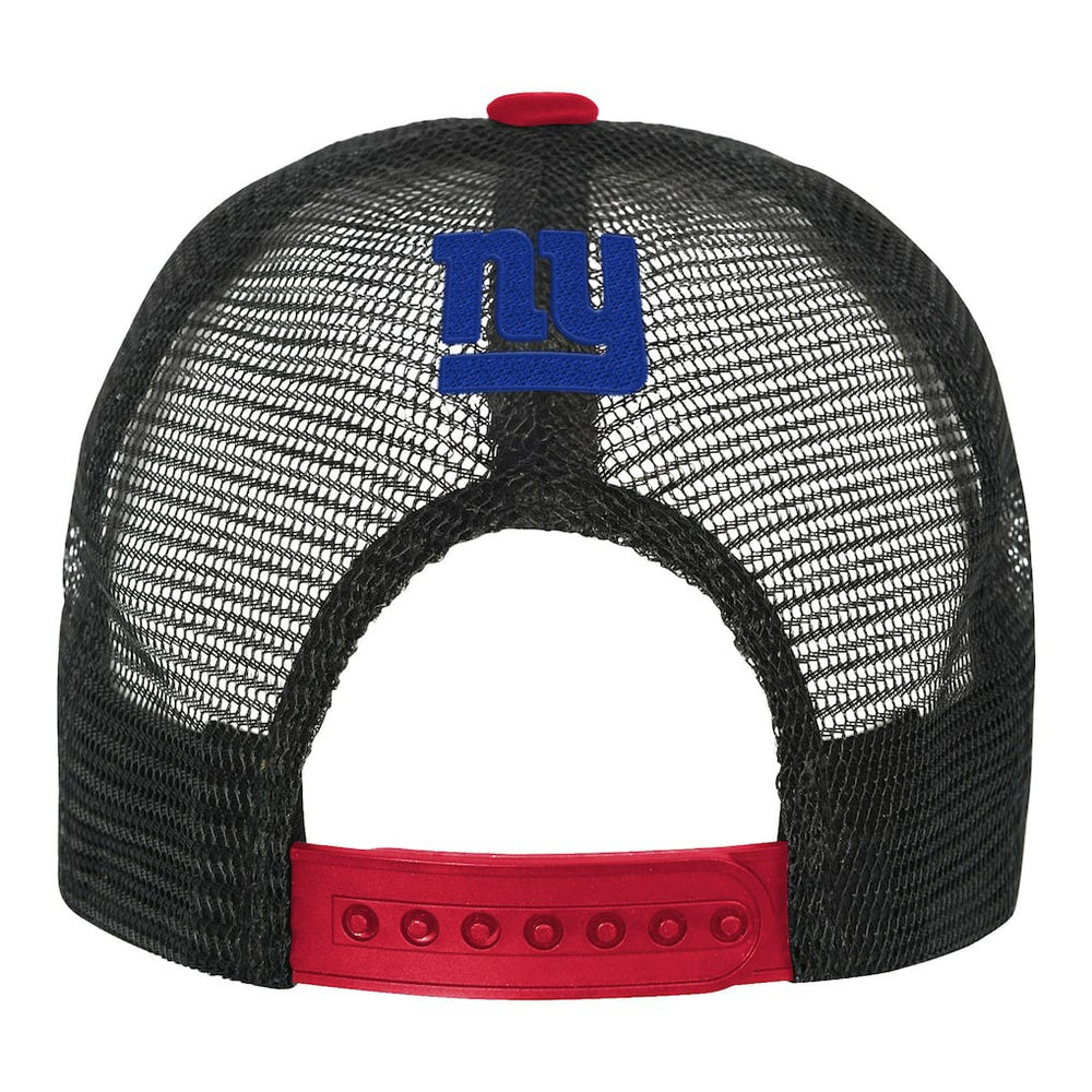 New York Giants Youth Modern Fan Trucker Adjustable Hat White/Red | NFL
