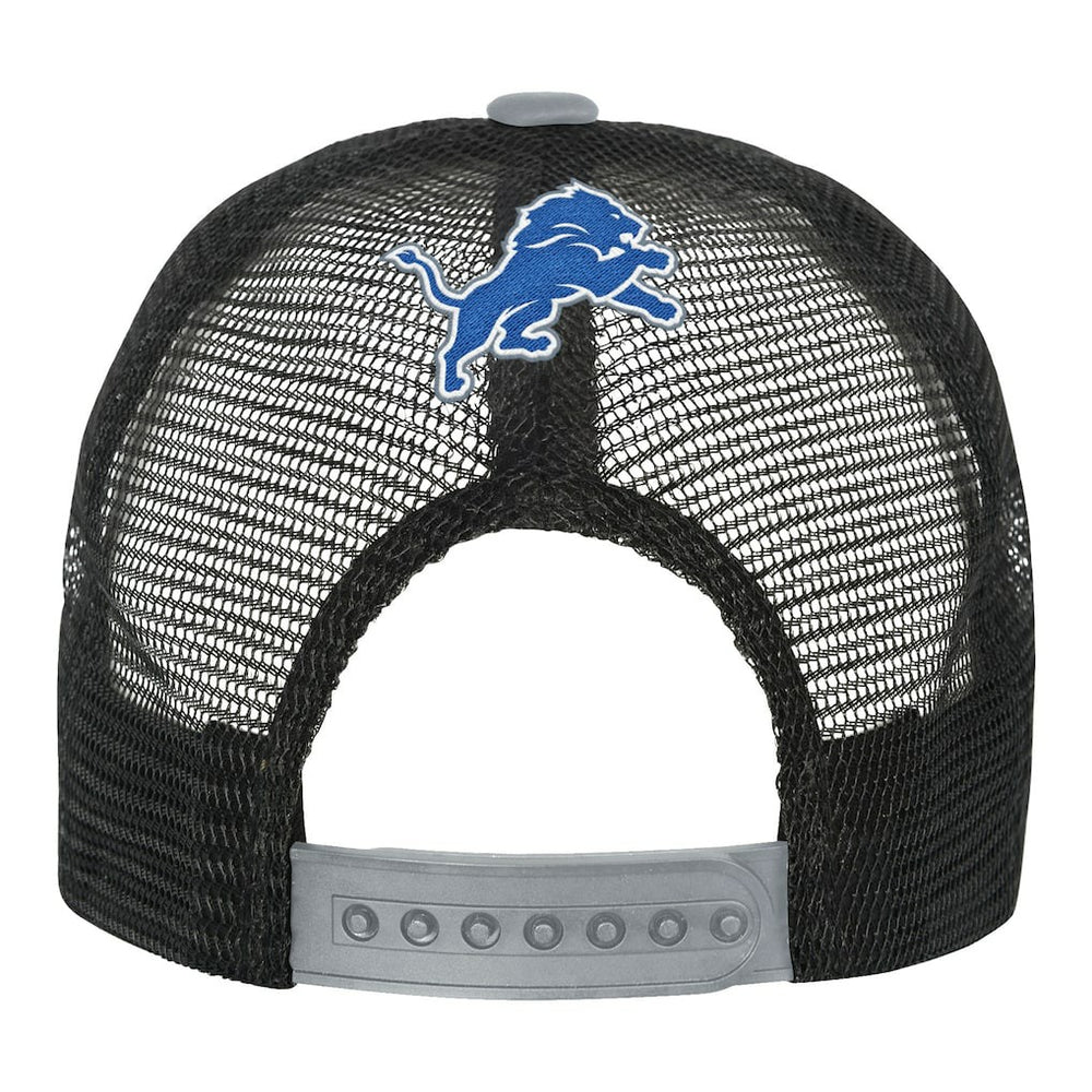 Detroit Lions Youth Modern Fan Trucker Adjustable Hat White/Silver | NFL
