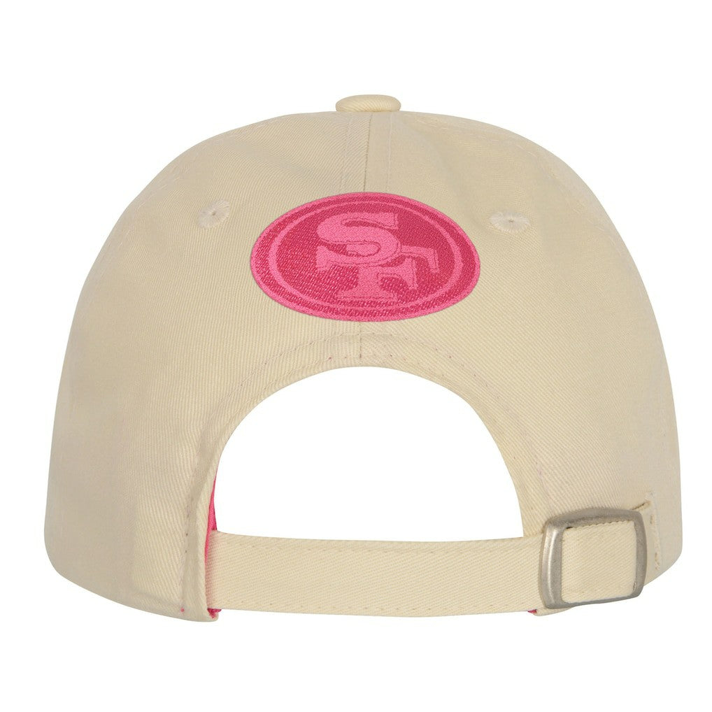 San Francisco 49ers Outerstuff Girls Youth Blitz Adjustable Hat Cream | NFL