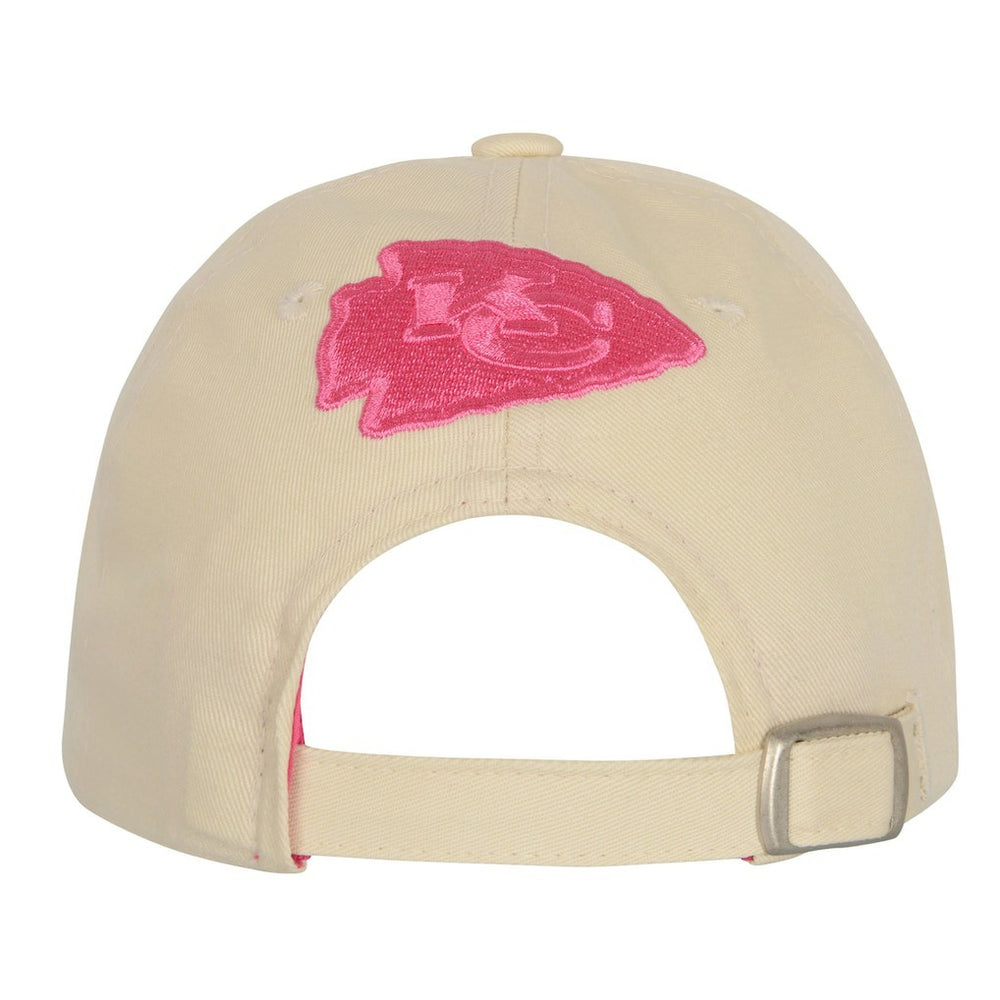 Kansas City Chiefs Outerstuff Girls Youth Blitz Adjustable Hat Cream | NFL