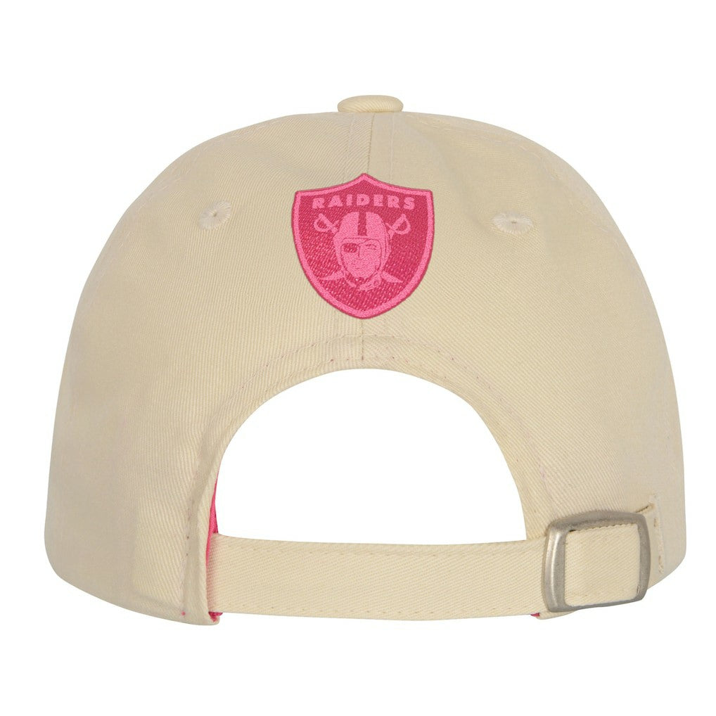 Las Vegas Raiders Outerstuff Girls Youth Blitz Adjustable Hat Cream | NFL