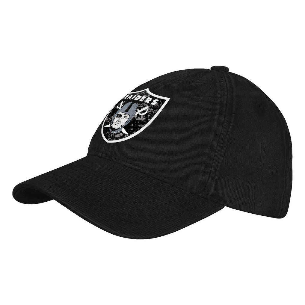 Las Vegas Raiders Outerstuff Girls Youth Gridiron Adjustable Hat Black | NFL