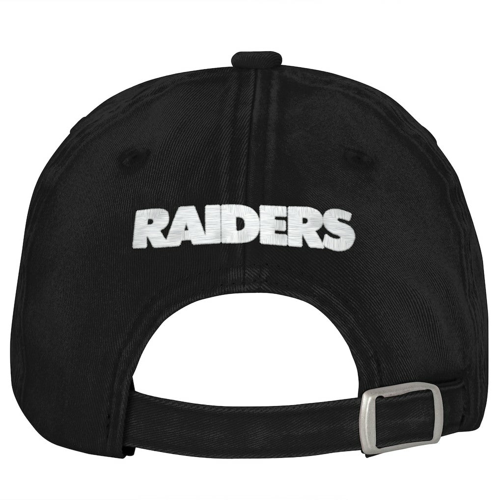 Las Vegas Raiders Outerstuff Girls Youth Gridiron Adjustable Hat Black | NFL
