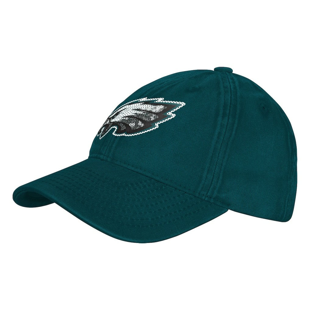 Philadelphia Eagles Outerstuff Girls Youth Gridiron Adjustable Hat Midnight Green | NFL