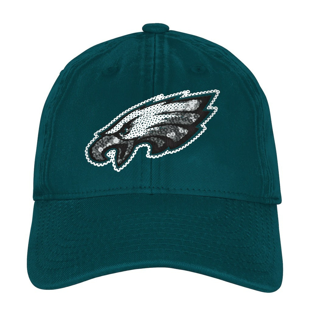 Philadelphia Eagles Outerstuff Girls Youth Gridiron Adjustable Hat Midnight Green | NFL