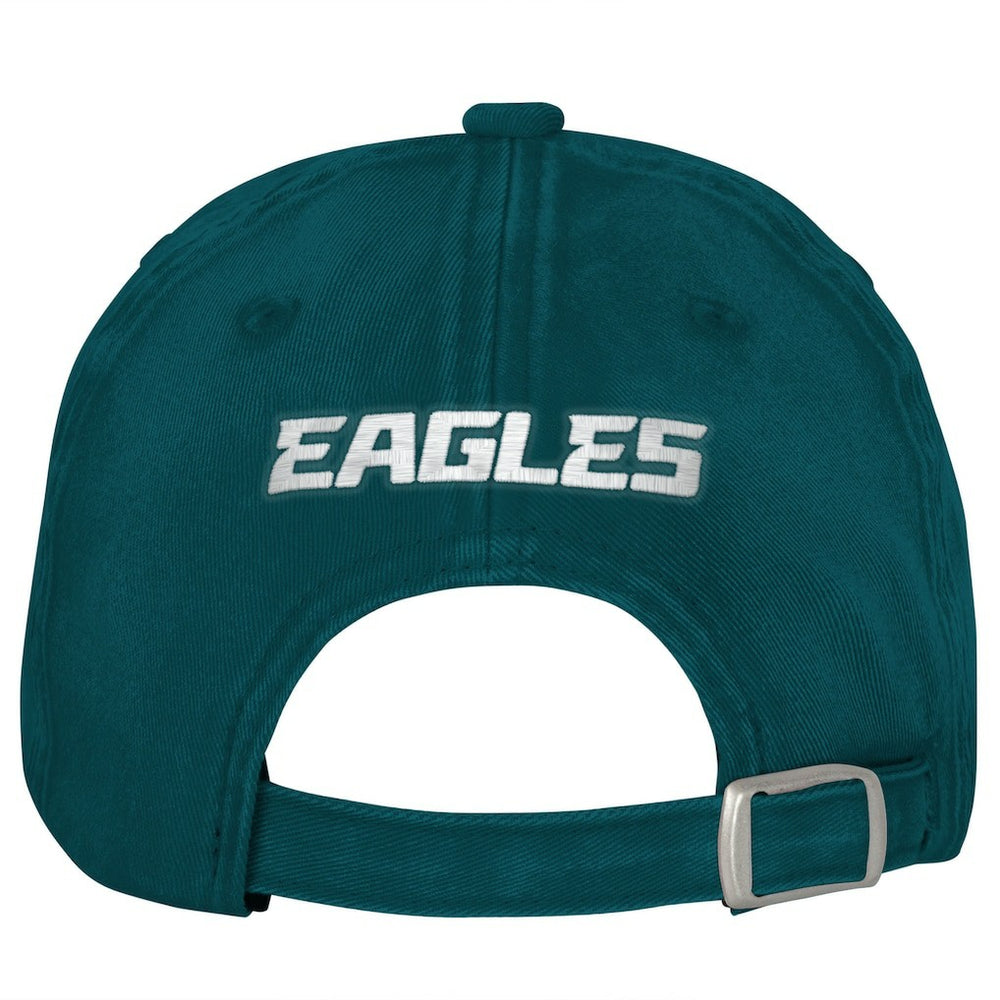 Philadelphia Eagles Outerstuff Girls Youth Gridiron Adjustable Hat Midnight Green | NFL