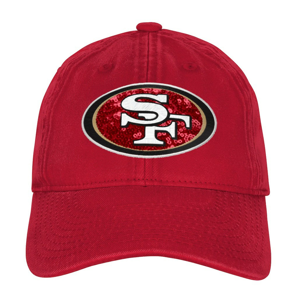 San Francisco 49ers Outerstuff Girls Youth Gridiron Adjustable Hat Scarlet | NFL