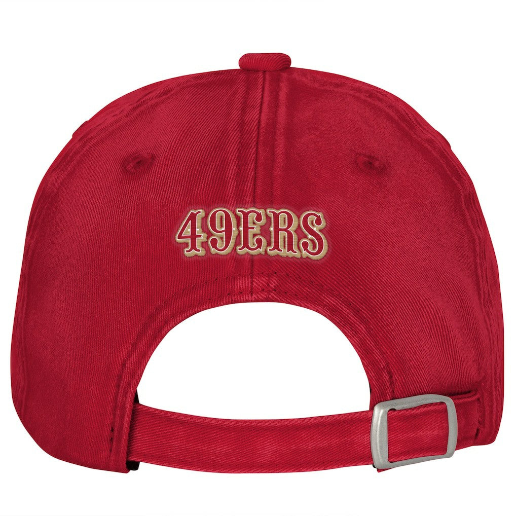San Francisco 49ers Outerstuff Girls Youth Gridiron Adjustable Hat Scarlet | NFL