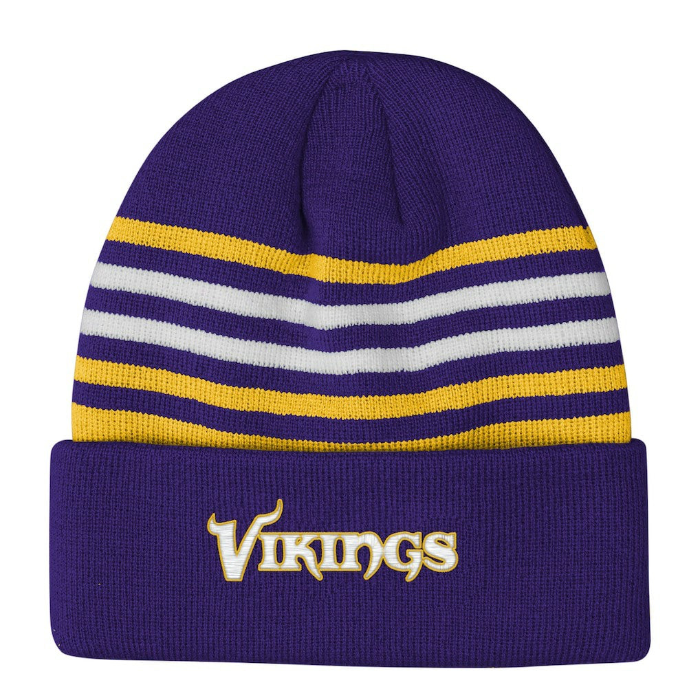 Minnesota Vikings Outerstuff Essentials Cuffed Knit Hat Purple | NFL