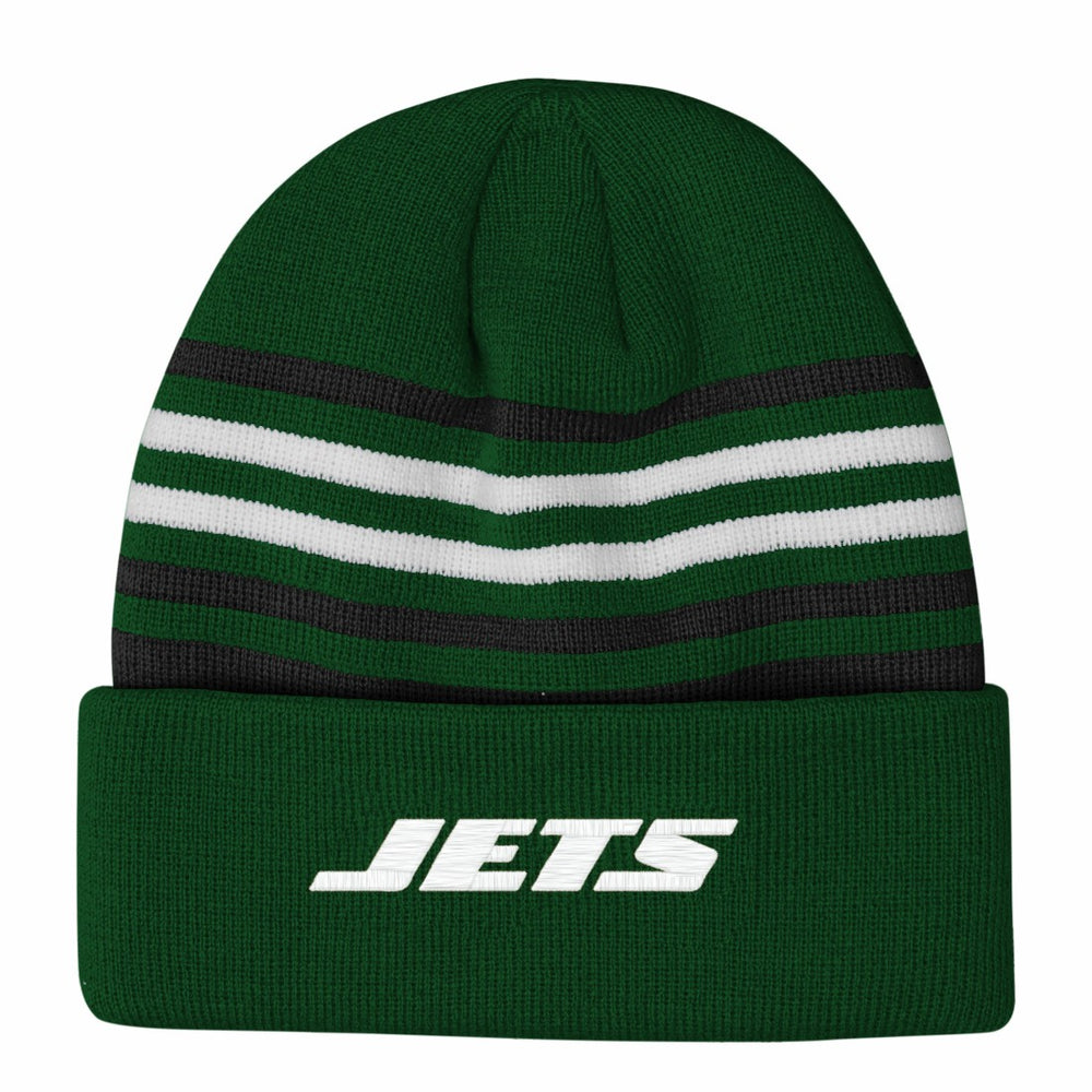New York Jets Outerstuff Essentials Cuffed Knit Hat Green | NFL