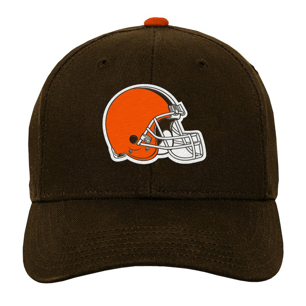 Cleveland Browns Outerstuff Youth Team Pre-Curved Adjustable Hat Brown | NFL