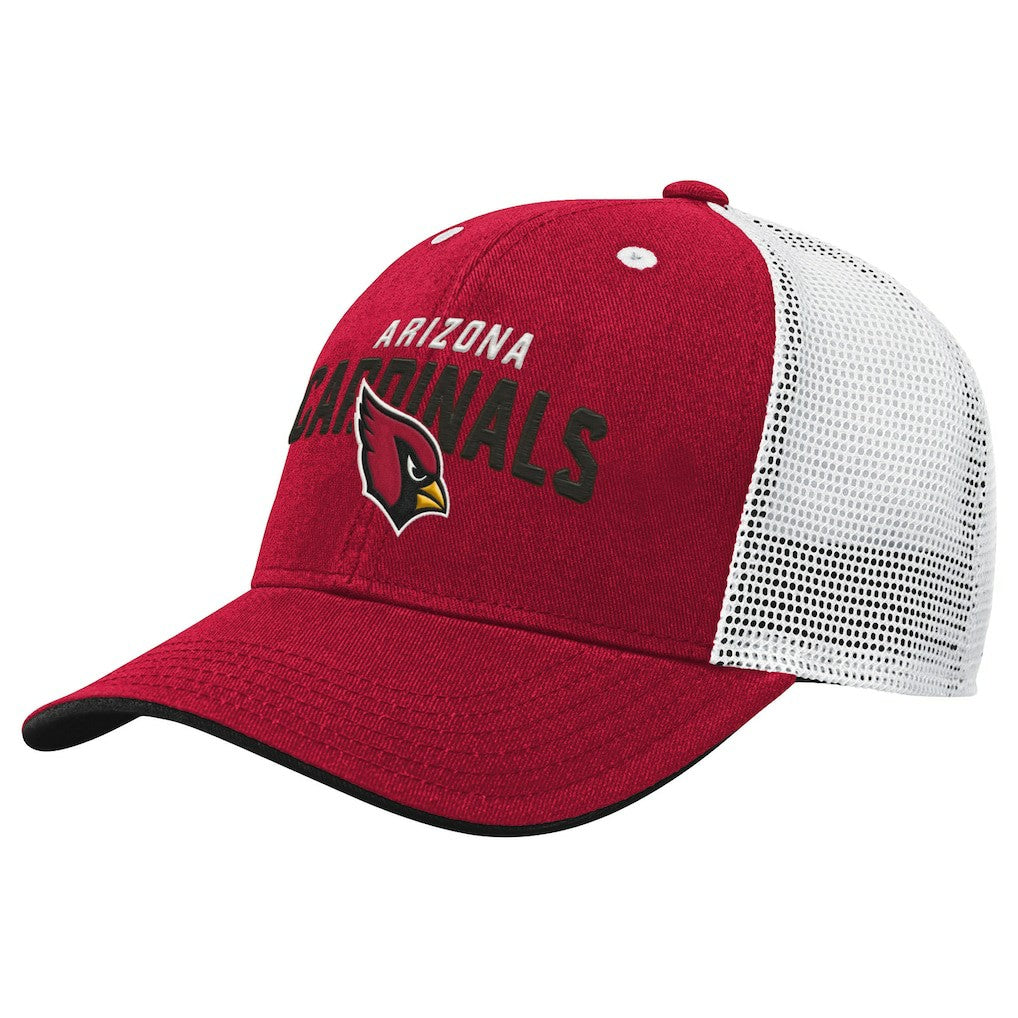 Arizona Cardinals Outerstuff Youth Core Lockup Trucker Adjustable Hat Cardinal | NFL