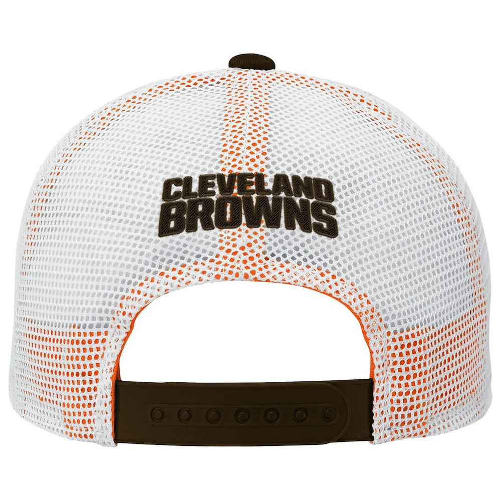 Cleveland Browns Outerstuff Preschool Core Lockup Trucker Adjustable hat Brown | NFL