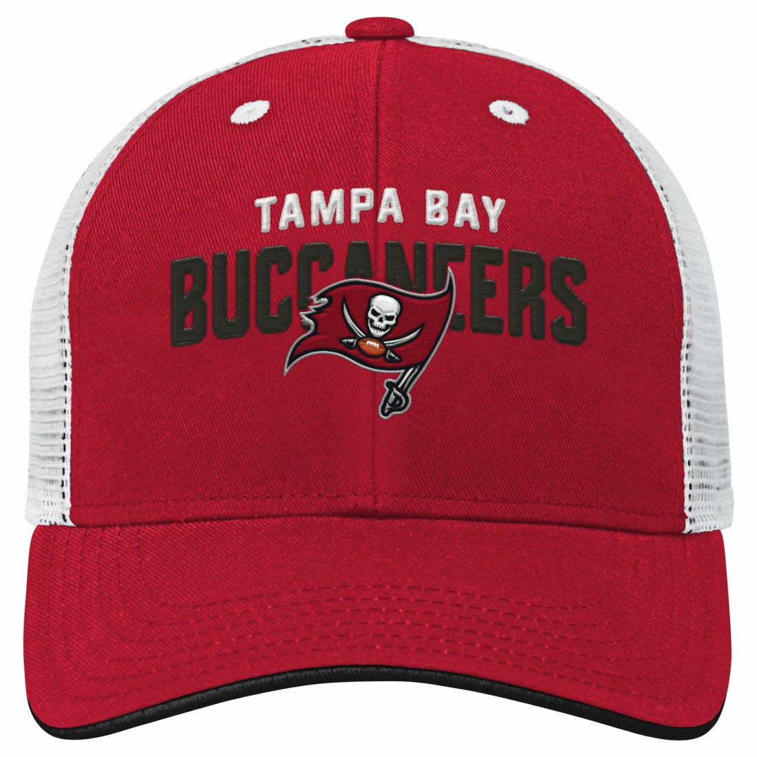 Tampa Bay Buccaneers Outerstuff Preschool Core Lockup Trucker Adjustable hat Red | NFL