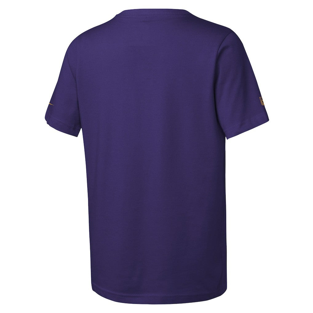 Minnesota Vikings Youth Sideline Team Issue T-Shirt Purple | Nike for Sale