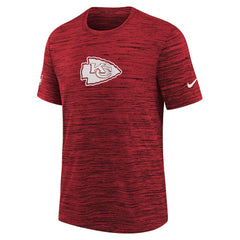 Kansas City Chiefs Youth Sideline Velocity Performance T-Shirt Red | Nike for Sale