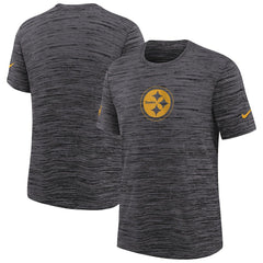 Pittsburgh Steelers Youth Sideline Velocity Performance T-Shirt Black | Nike for Sale