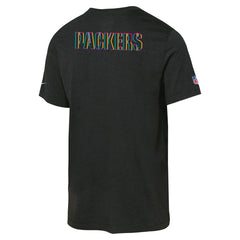 Green Bay Packers Youth 2025 NFL Crucial Catch Tri-Blend Dri-FIT T-Shirt Black | Nike for Sale