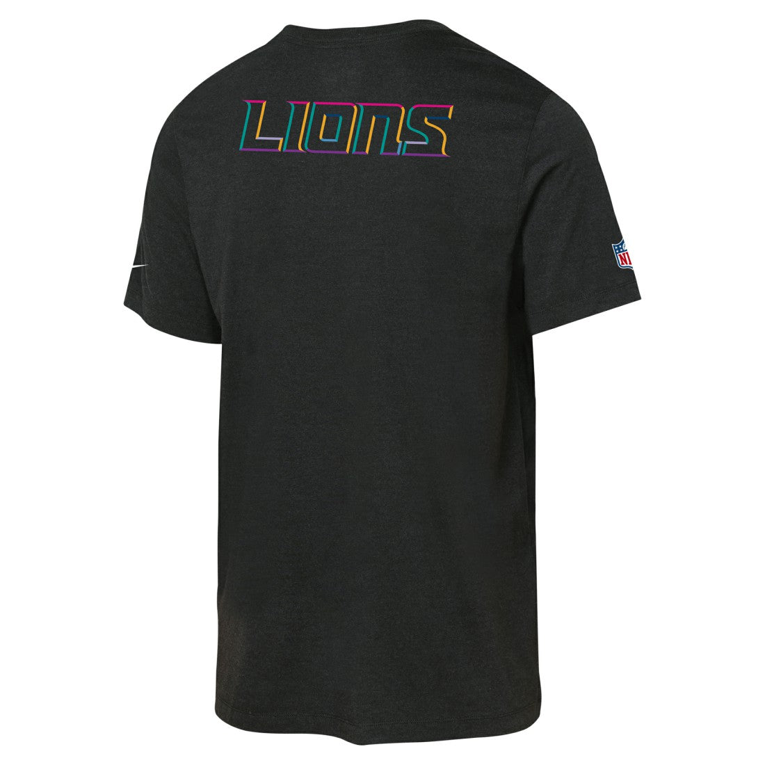 Detroit Lions Youth 2025 NFL Crucial Catch Tri-Blend Dri-FIT T-Shirt Black | Nike for Sale