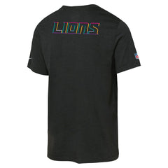 Detroit Lions Youth 2025 NFL Crucial Catch Tri-Blend Dri-FIT T-Shirt Black | Nike for Sale