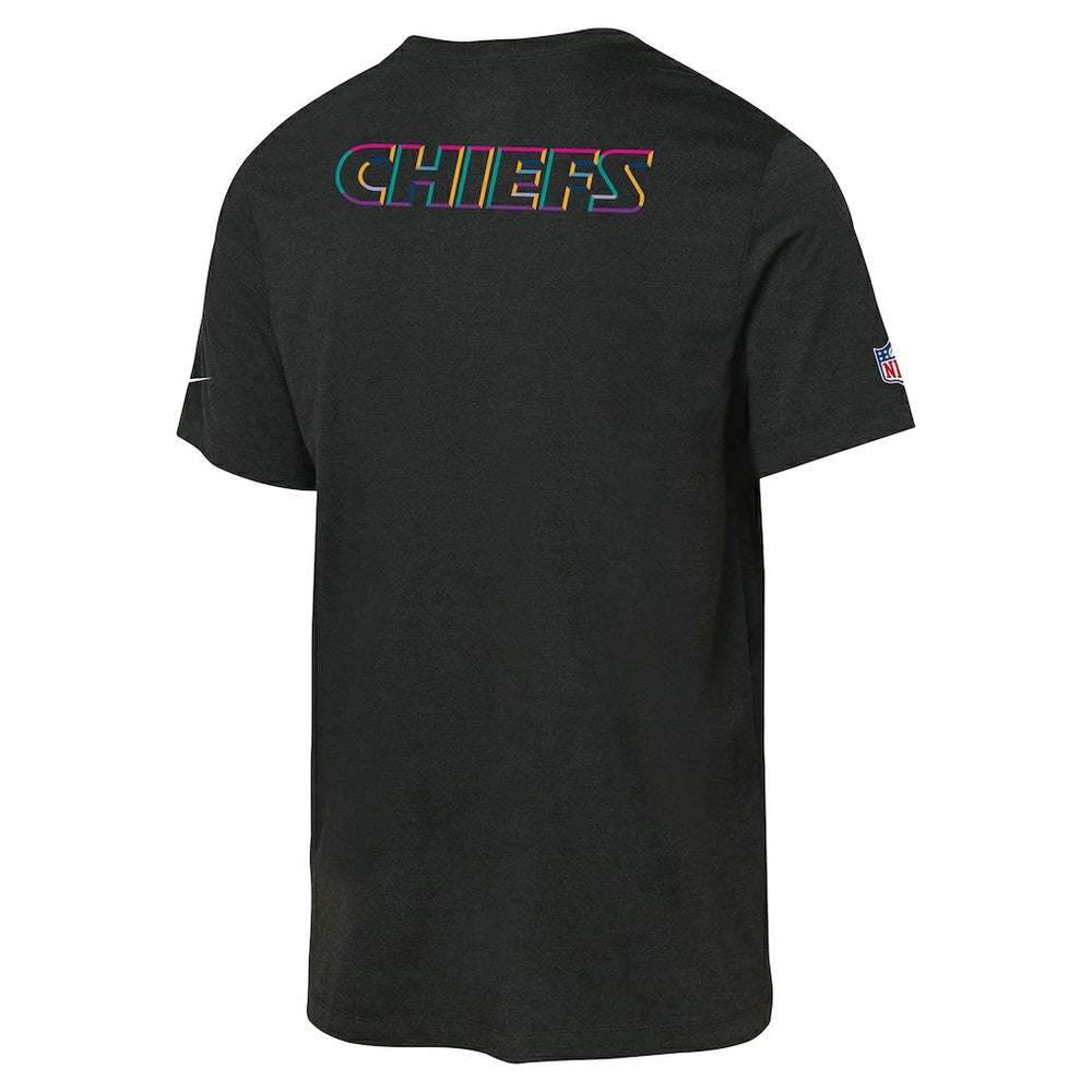 Kansas City Chiefs Youth 2025 NFL Crucial Catch Tri-Blend Dri-FIT T-Shirt Black | Nike for Sale