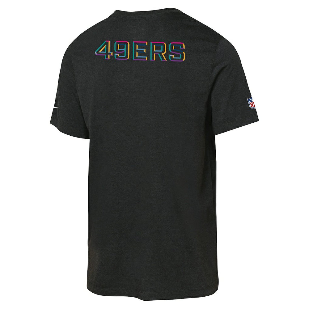 San Francisco 49ers Youth 2025 NFL Crucial Catch Tri-Blend Dri-FIT T-Shirt Black | Nike for Sale