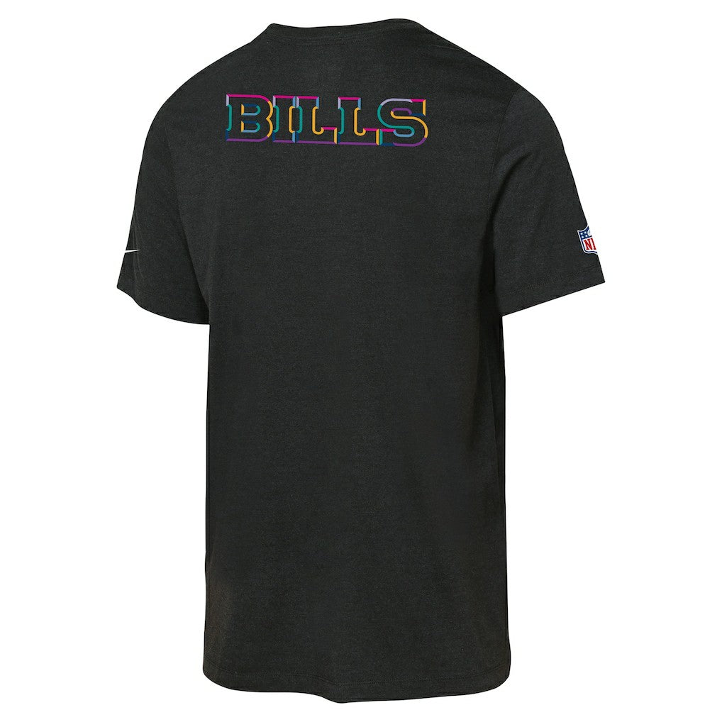 Buffalo Bills Youth 2025 NFL Crucial Catch Tri-Blend Dri-FIT T-Shirt Black | Nike for Sale
