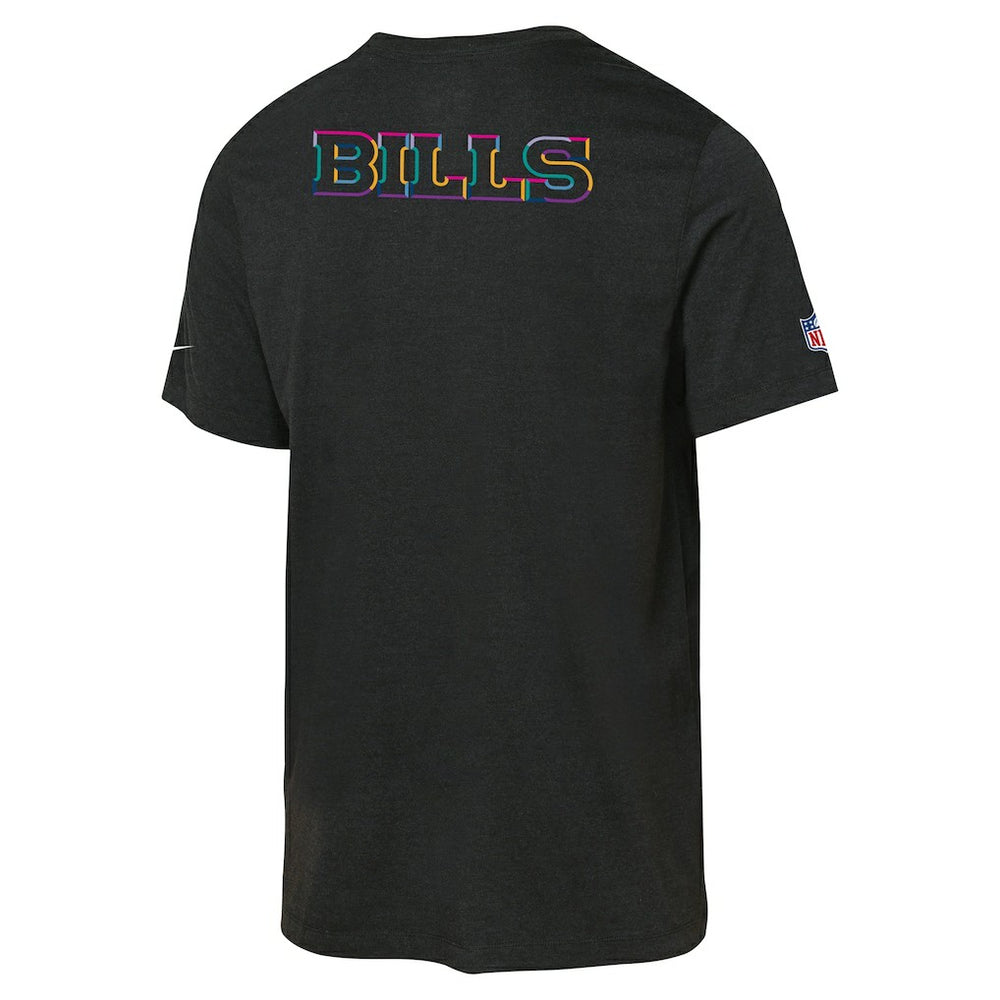Buffalo Bills Youth 2025 NFL Crucial Catch Tri-Blend Dri-FIT T-Shirt Black | Nike for Sale