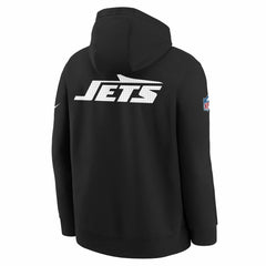 New York Jets Youth Sideline Club Fleece Hoodie Black | Nike for Sale