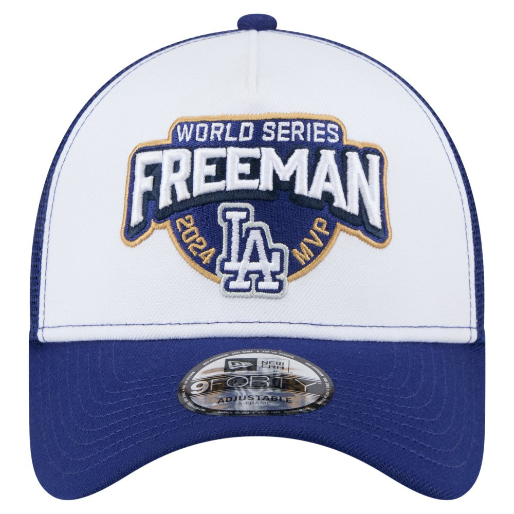 Freddie Freeman Los Angeles Dodgers New Era 2024 World Series MVP 9FORTY Adjustable Hat - MLB