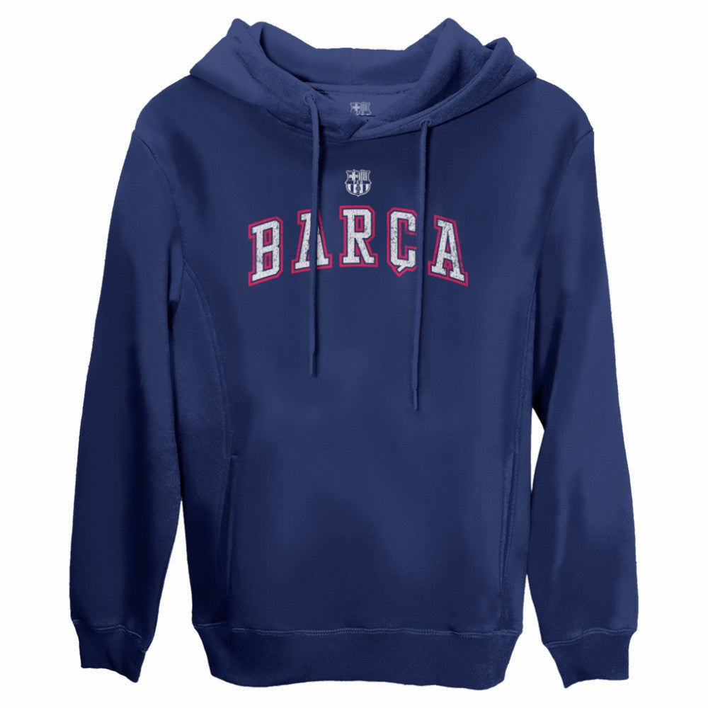 Barcelona 1863FC Athletic Wordmark Fleece Pullover Hoodie Navy - FIFA World CUP
