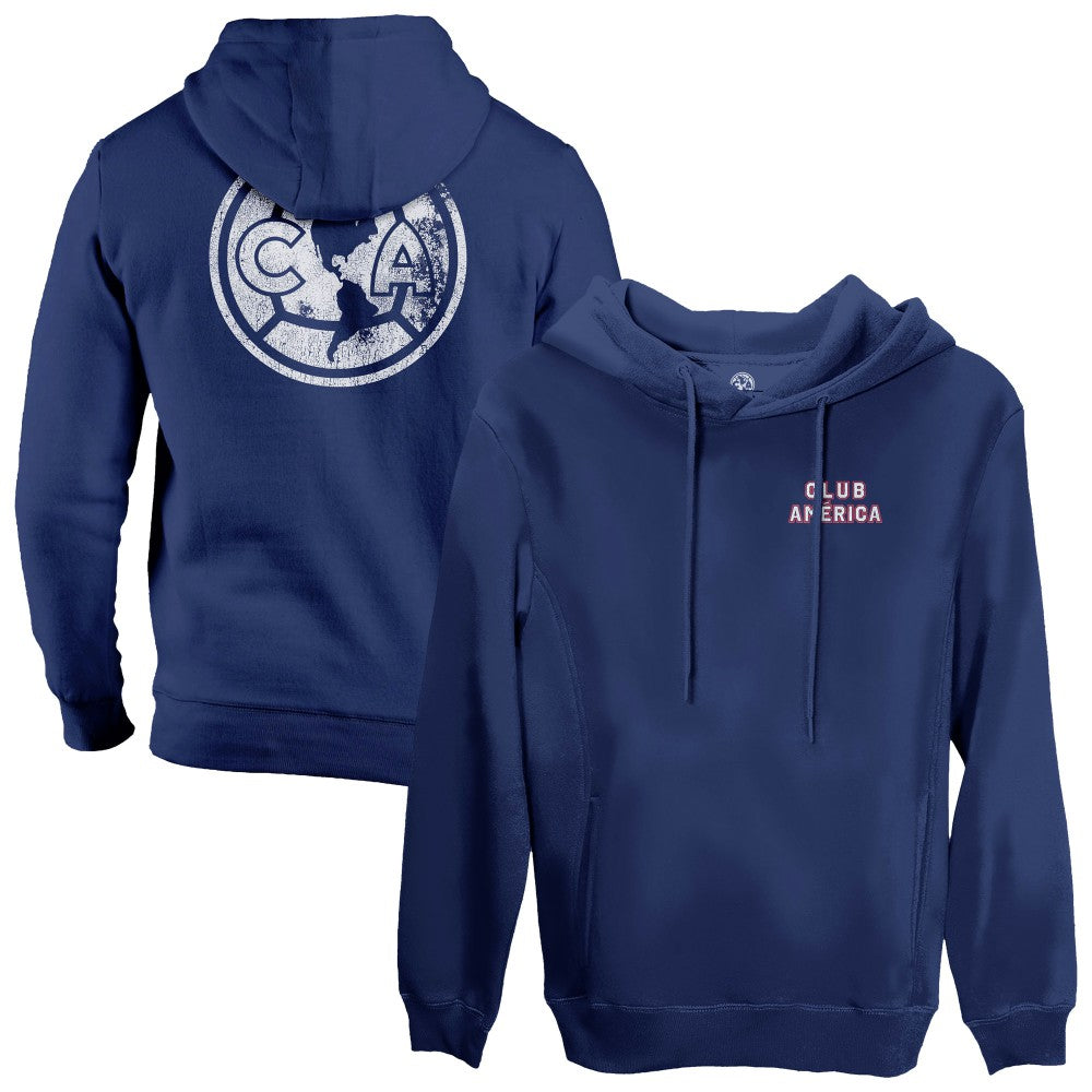 Club America 1863FC Wordmark Fleece Pullover Hoodie Navy - FIFA World CUP