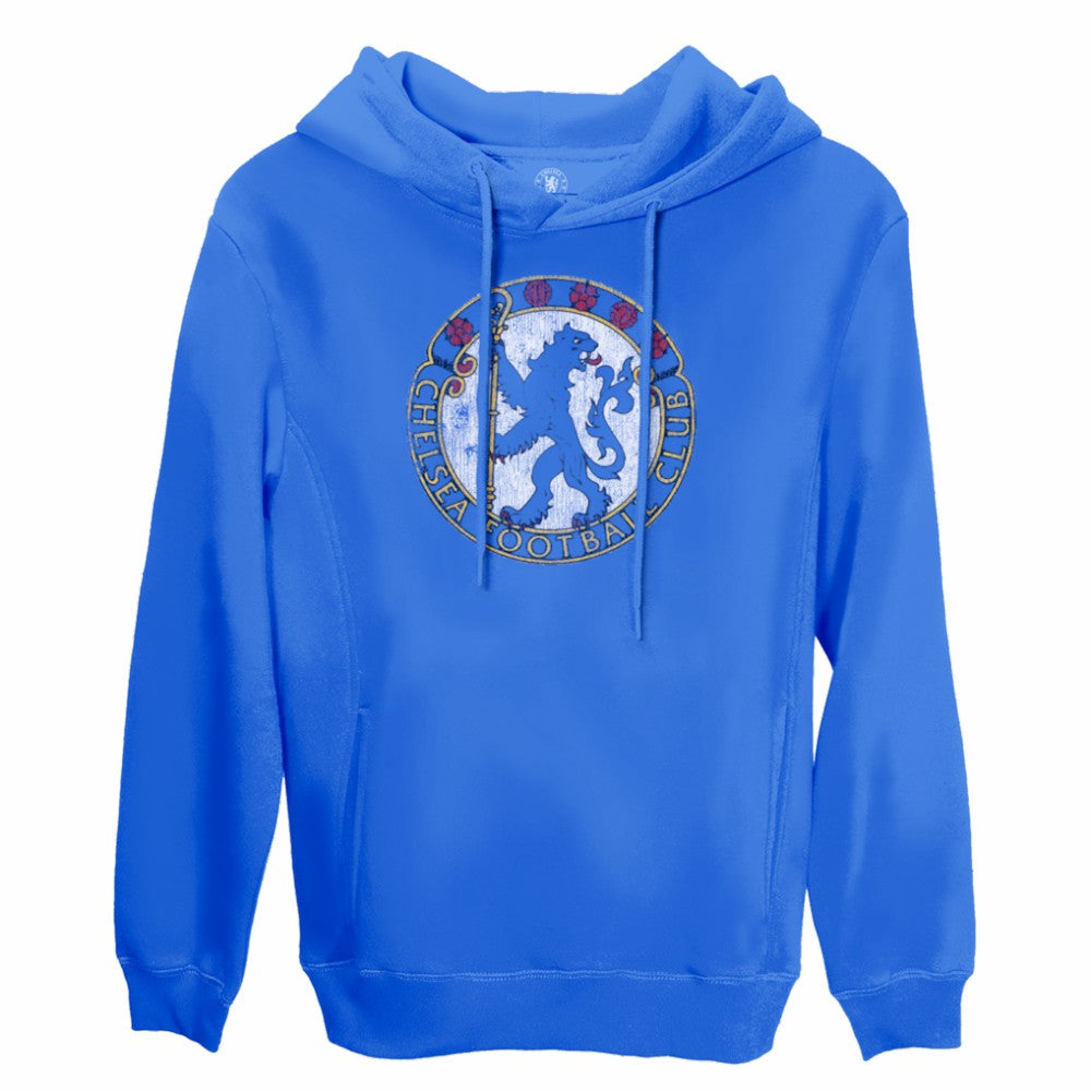 Chelsea 1863FC Retro Color Badge Fleece Pullover Hoodie Blue - FIFA World CUP